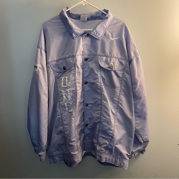 Nike Team UNC Tar Heels Jacket Men’s XXL – Carolina Blue Vince Carter Era - Picture 1 of 6